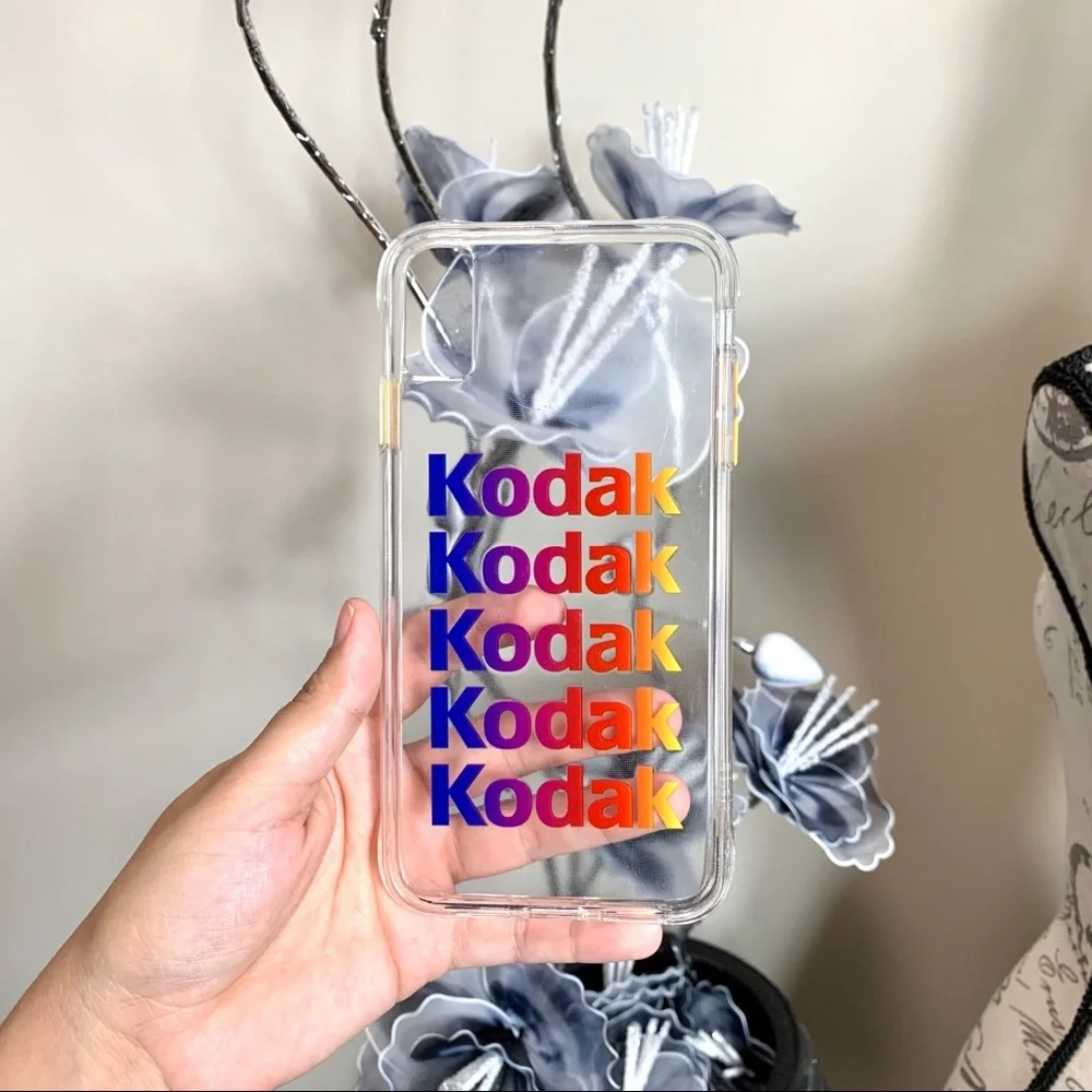 Kodak Clear Colorful Ipone XS MAX Case